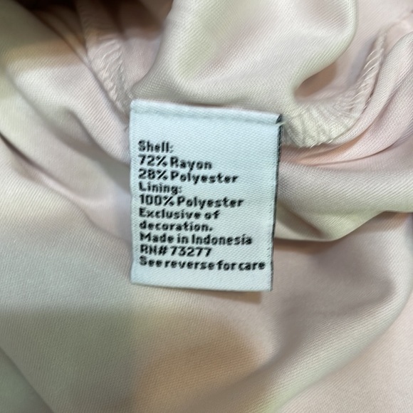 Nine West smocked peplum animal print top - Picture 9 of 10